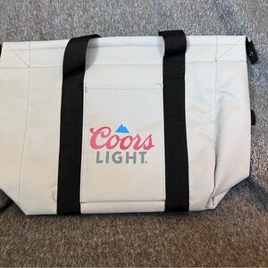 Gray Insulated Cooler Bag